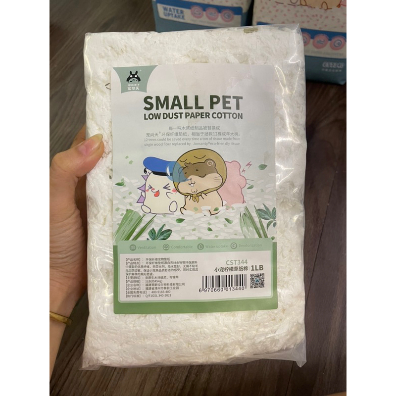Giấy lót chuồng Jonsanty cục ~470gram cho hamster,sóc,nhím,bọ..