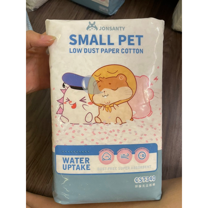 Giấy lót chuồng Jonsanty cục ~470gram cho hamster,sóc,nhím,bọ..