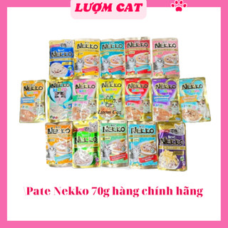 Pate Nekko CHÍNH HÃNG gói 70g pate cao cấp cho mèo
