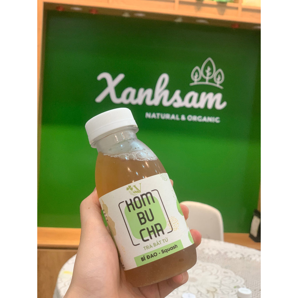 Trà Kombucha Bất Tử Vgreen - Xanh Sam Organic