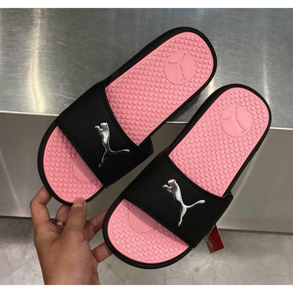 Dép Chính Hãng Puma Cool Cat Black Pink Shop Xám Store