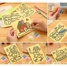Tranh Cát Cho Bé Nhiều Mẫu Thú Vị (Mẫu Ngẫu Nhiên)