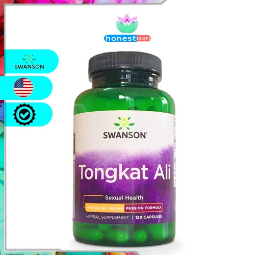 Hỗ trợ sinh lý nam Swanson Tongkat Ali 400mg 120 viên