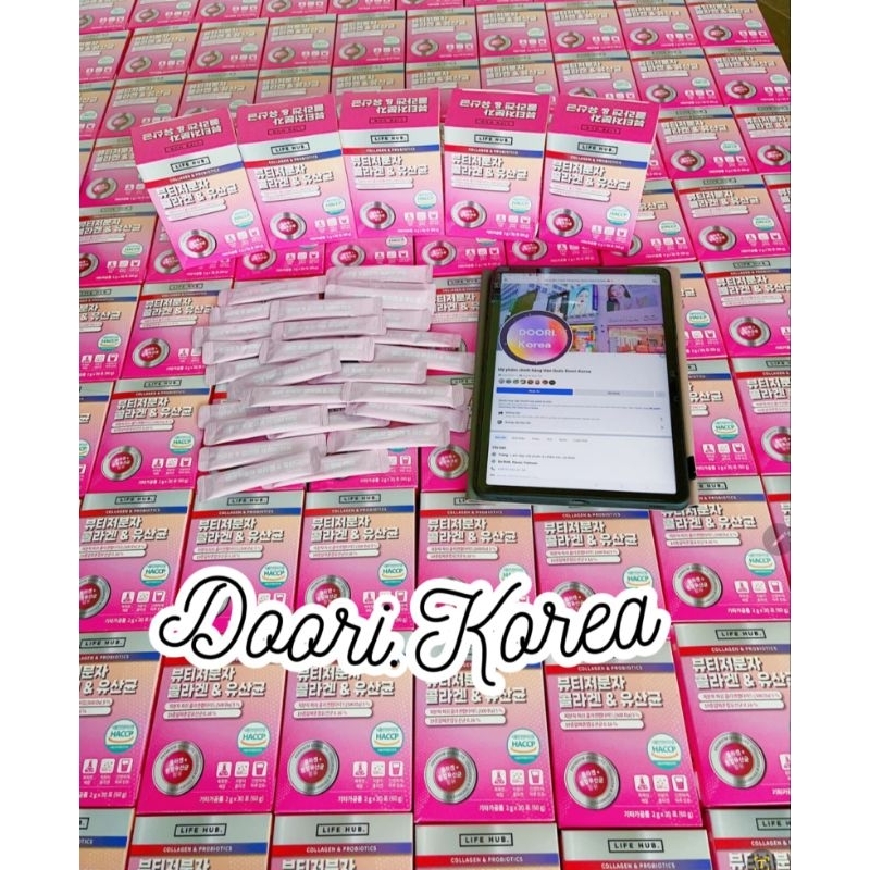 COLLAGEN & PROBIOTICS - LIFE HUB CHÍNH HÃNG DATE MỚI 2025 đủ bill