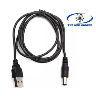 Dây chuyển usb sang đầu cắm nguồn 5.5mm * 2.1mm