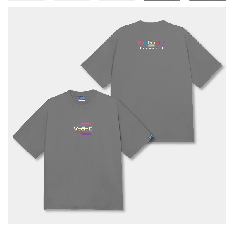 Áo thun Vergency chính hãng Transmit Dark grey