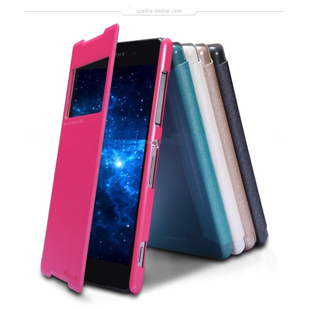 Bao da Z2 L50 Sony Xperia hiệu Nillkin Sparkle