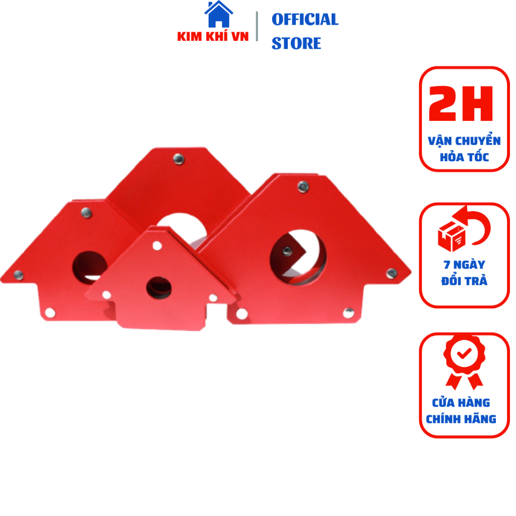 Ke góc nam châm. Ke góc vuông nam châm lực hút mạnh đủ Size 12kg, 22kg, 33kg
