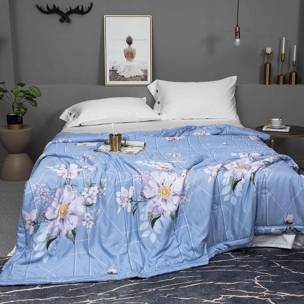 Chăn Hè Lụa Loại 1 Mềm Mịn Mát Dành Cho Mùa Hè  Kích Thước 2mx2m3