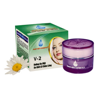  KEM DƯỠNG DA MẶT SE KHÍT LỖ CHÂN LÔNG NGỌC TRAI ĐEN SỮA ONG CHÚA V2 NHẬT VIỆT COSMETICS 