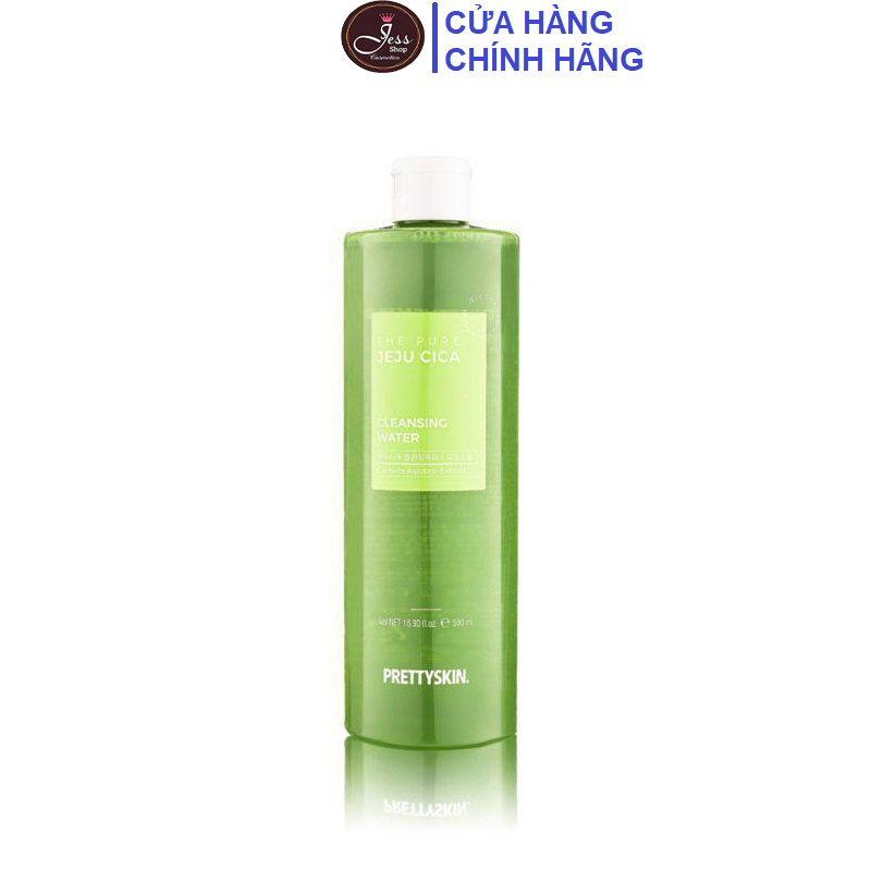 Nước Tẩy Trang Rau Má Prettyskin The Pure Jeju Cica Cleasing Water 500ml