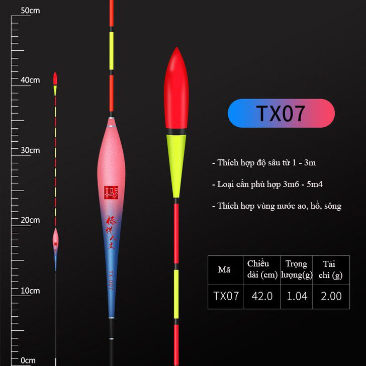 Phao câu đài, hồng lam,chất liệu phao nano tăm nhỏ ,và phao tăm to nano rễ nhìn cho ai mắt kém
