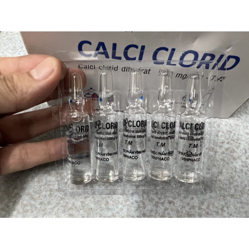 Combo 10 lọ Calci clorid hoạt hoá tiểu cầu PRP