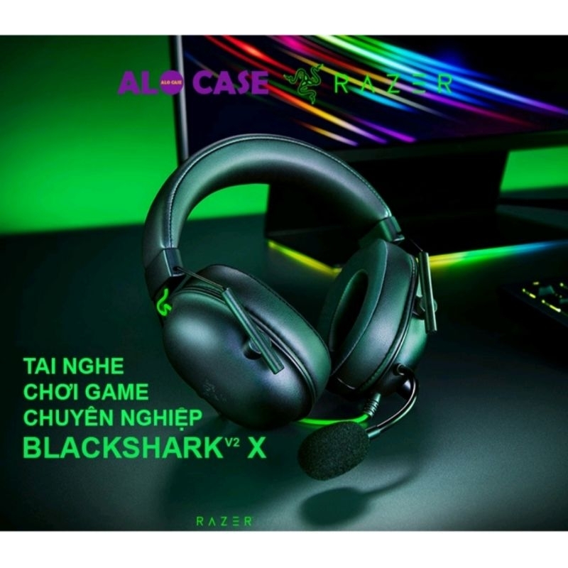 Tai nghe gaming Chuyên Pubg, Cod...Razer Black shark V2 X âm thanh 7.1  New , full box