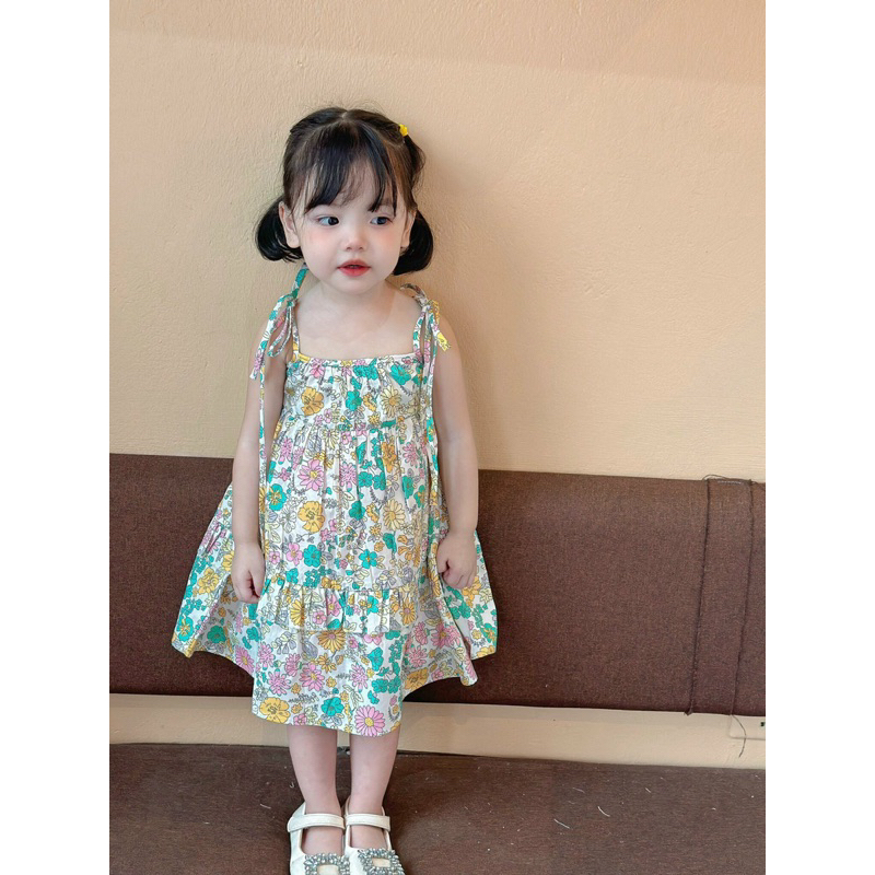 Váy Dây Maxi Xinh Xắn Cho Bé Gái - Niaki