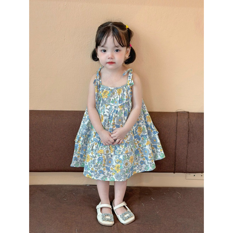 Váy Dây Maxi Xinh Xắn Cho Bé Gái - Niaki