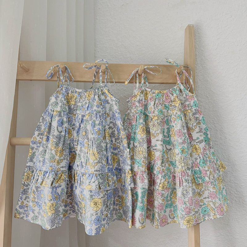 Váy Dây Maxi Xinh Xắn Cho Bé Gái - Niaki