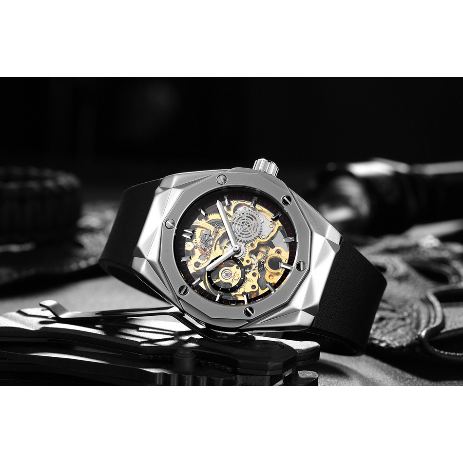 Đồng hồ cơ Automatic PAULAREIS Skeleton PL03