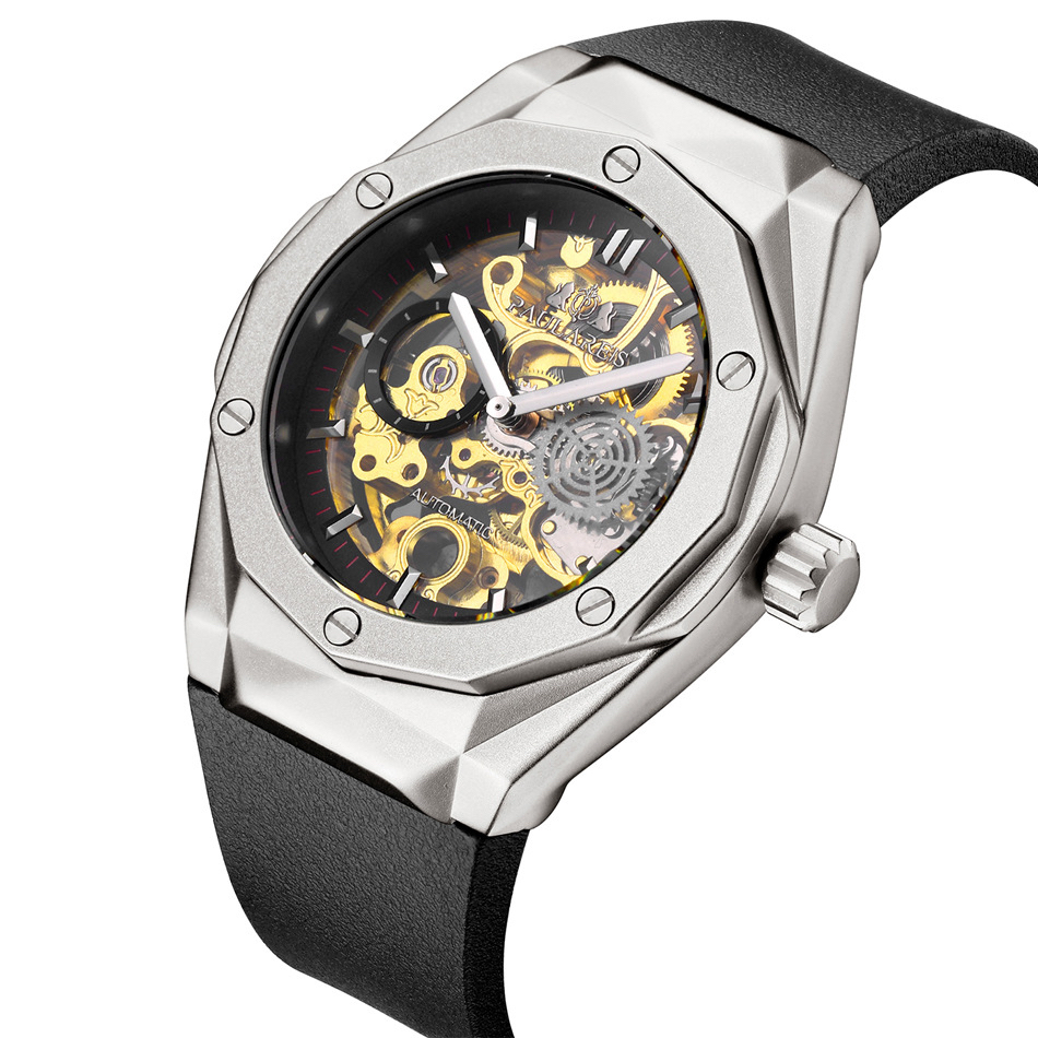 Đồng hồ cơ Automatic PAULAREIS Skeleton PL03