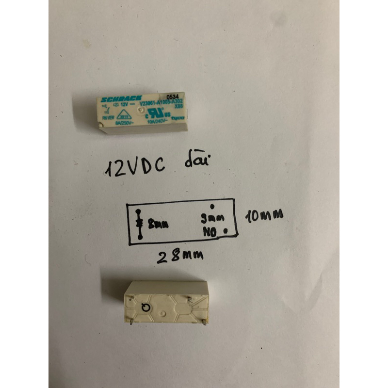 Rơ le 12V 24V 5 chân