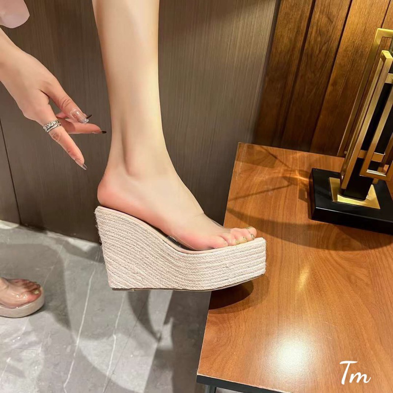 Dép xuồng cói quai trong - Hàng sẵn