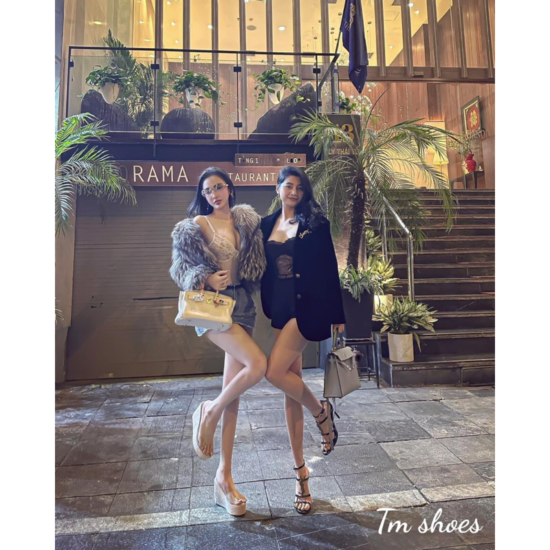 Dép xuồng cói quai trong - Hàng sẵn