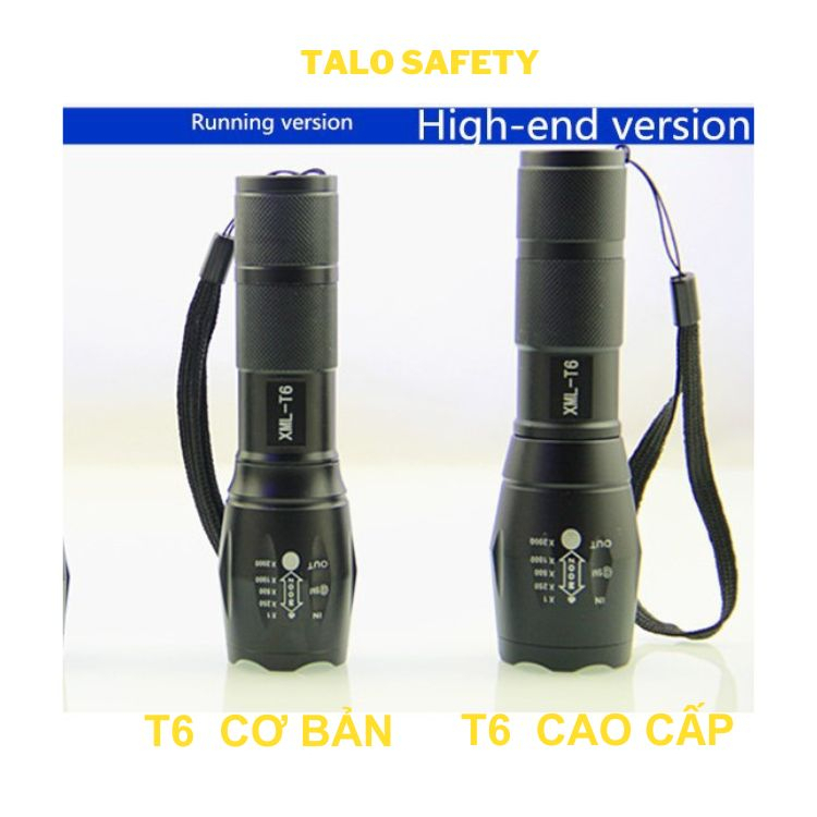 Đèn pin siêu sáng mini cầm tay chip led T6