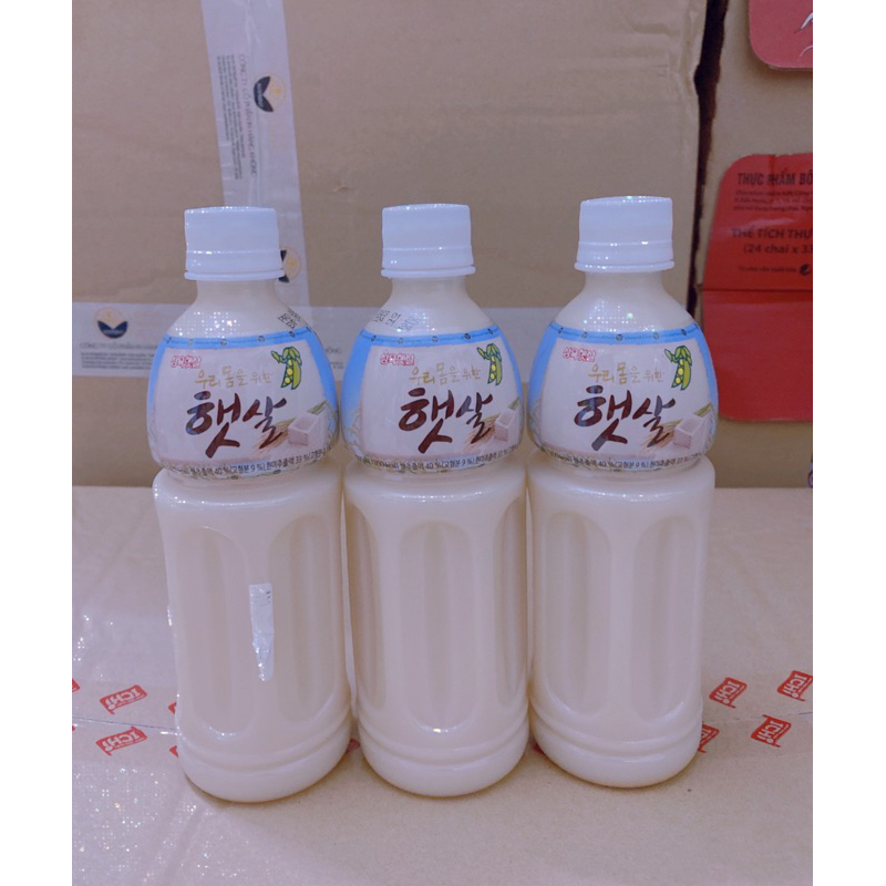 Nước gạo hàn quốc chai 500ml