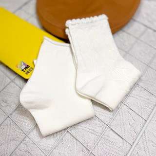 Combo 2 đôi tất vớ trắng nữ phong cách Boho
