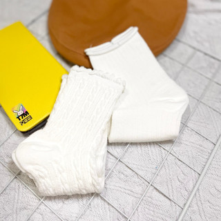 Combo 2 đôi tất vớ trắng nữ phong cách Boho