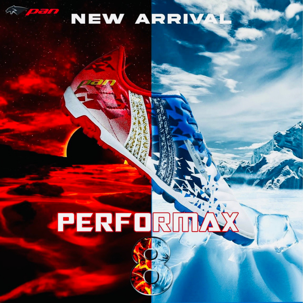 Giày đá bóng pan performax 8 giày bóng đá sân cỏ nhân tạo futsal đế ic chính hãng thái lan đủ màu xanh, đỏ, đen, vàng
