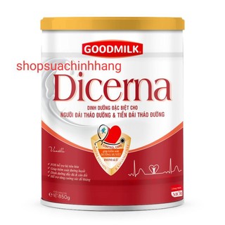 sữa GOODMILK Dicerna ( dành cho người tiểu đường ) lon 850g .