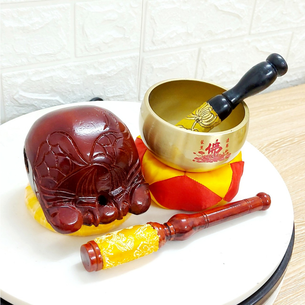 Chuông Mõ Tụng Kinh 4 inch Hàng Đẹp