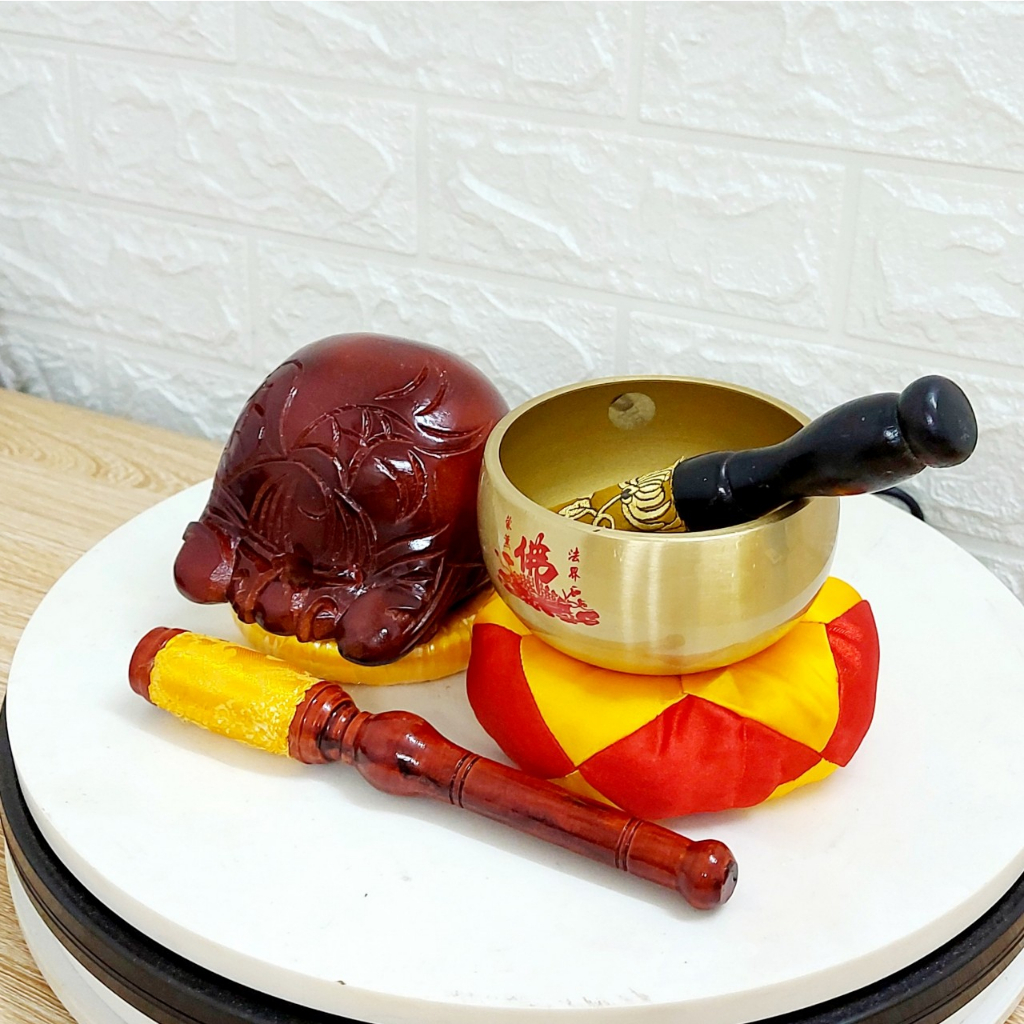 Chuông Mõ Tụng Kinh 4 inch Hàng Đẹp