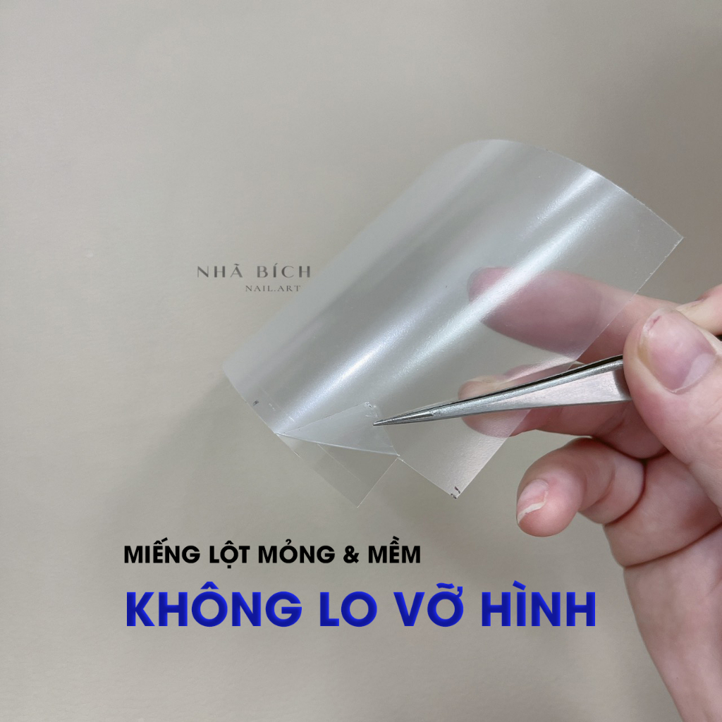 Mica vẽ nail - decal nail có keo chuyên dụng
