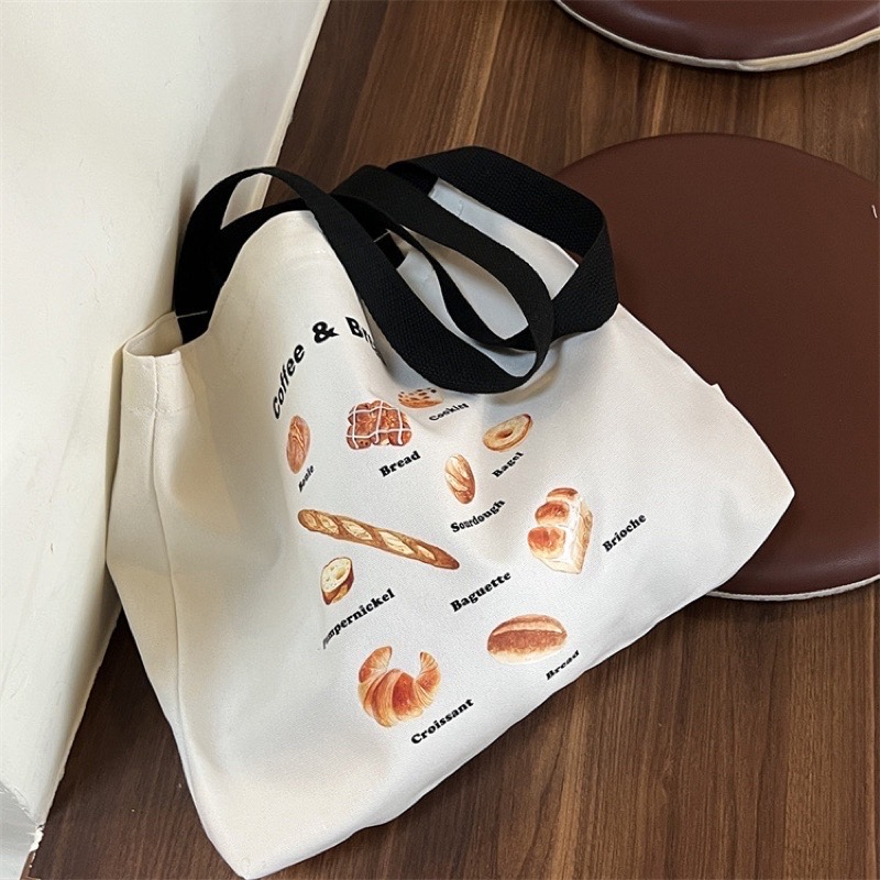 Túi tote canvas - Bread Canvas Tote