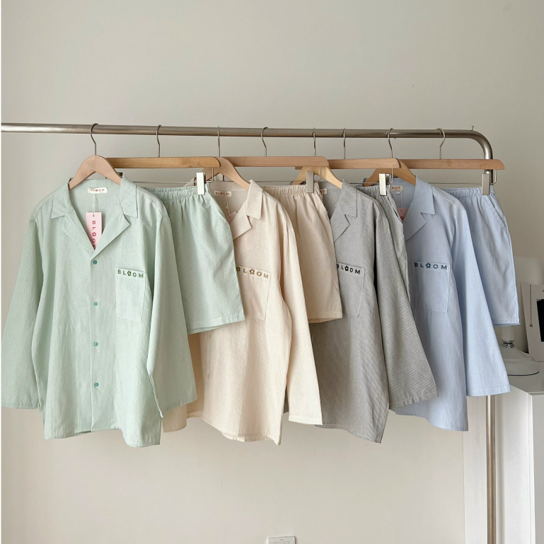 Set pijamas cotton mềm mại