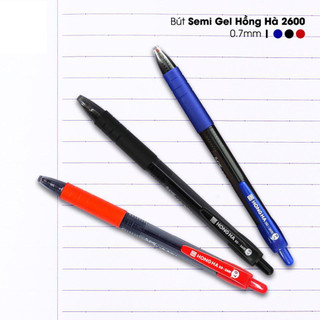 Bút semi gel hồng hà sg-2600 ngòi 0.7mm siêu trơn