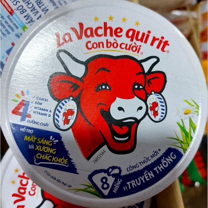 Phô Mai Con Bò Cười 8 Miếng × 112g
