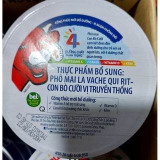 Phô Mai Con Bò Cười 8 Miếng × 112g
