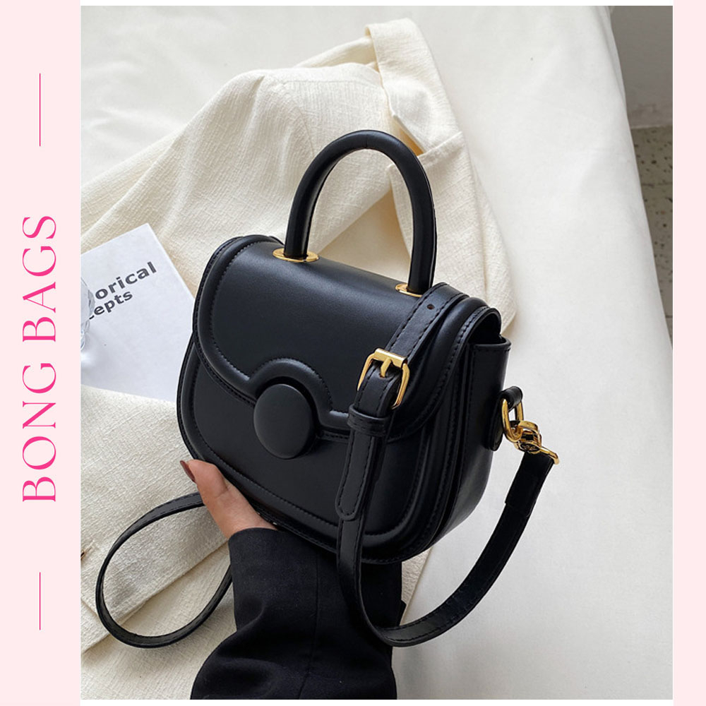 Túi sách nữ đeo chéo kẹp nách hàng Quảng Châu cao cấp Bong Bags quai xách tay nắp gập sành điệu