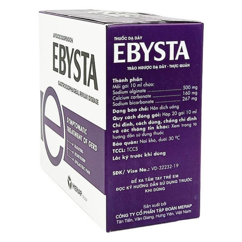 ✓ Ebysta - Hộp 20 gói