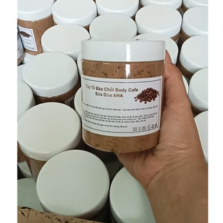 Tẩy tế bào chết body cà phê sữa dừa hủ 250g