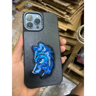 Ốp da Iphone thêu cao cấp