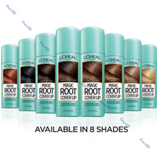 Xịt nhuộm phủ bạc chân tóc tạm thời Loreal paris magic root 57g