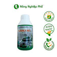 Chế phẩm nano bạc- nano ag chai 100ml phòng trị nấm, vi khuẩn, vi rút trên cây trồng
