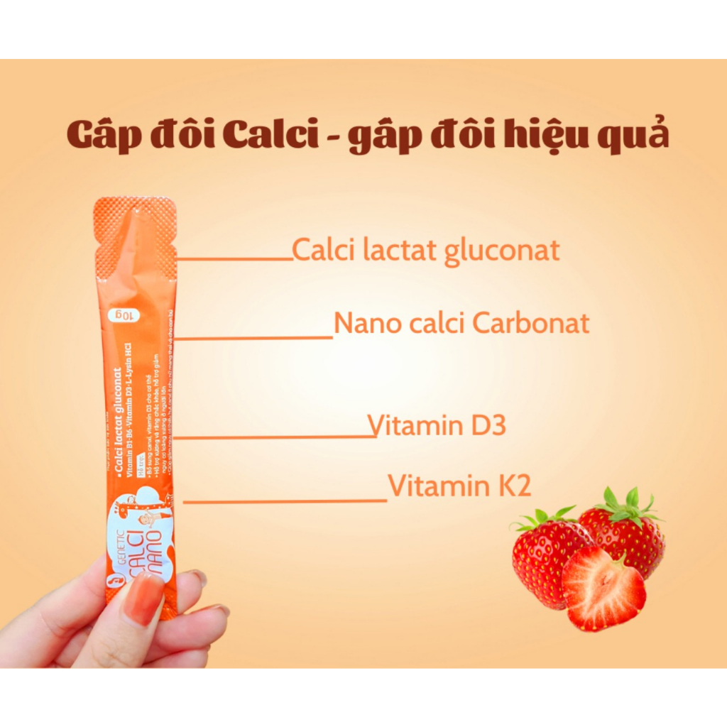 Thạch Genetic Calci Nano - Thạch tăng chiều cao