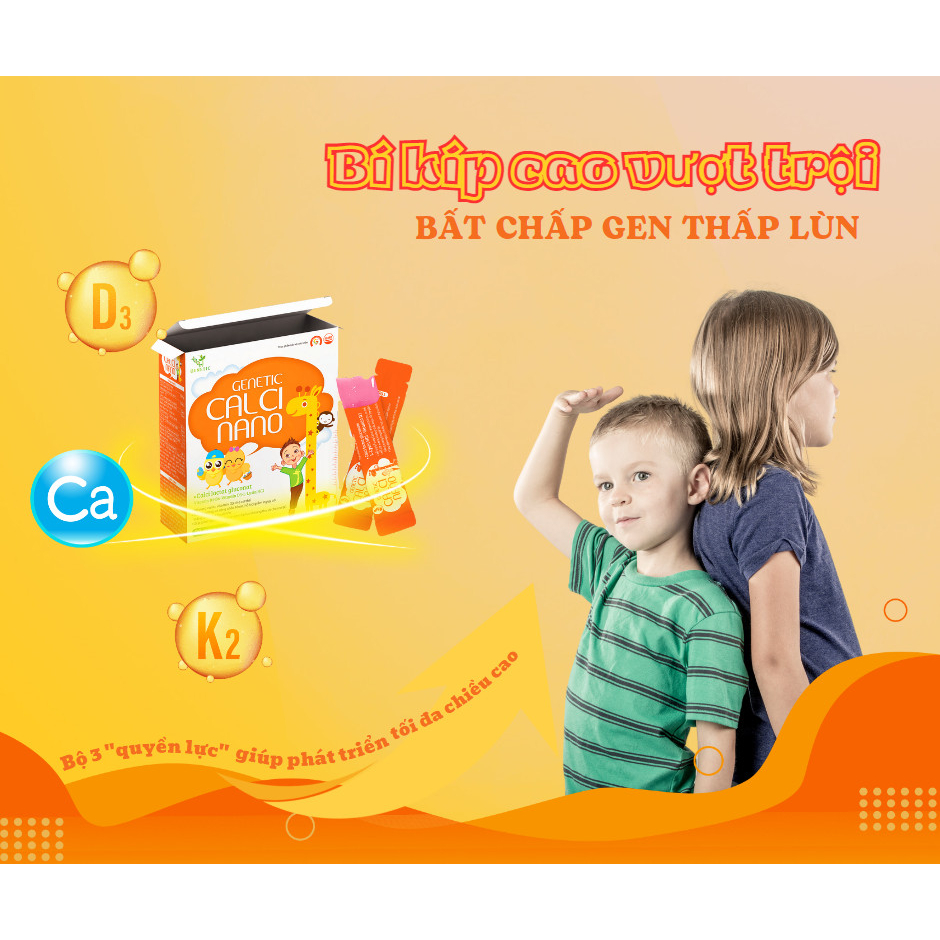 Thạch Genetic Calci Nano - Thạch tăng chiều cao