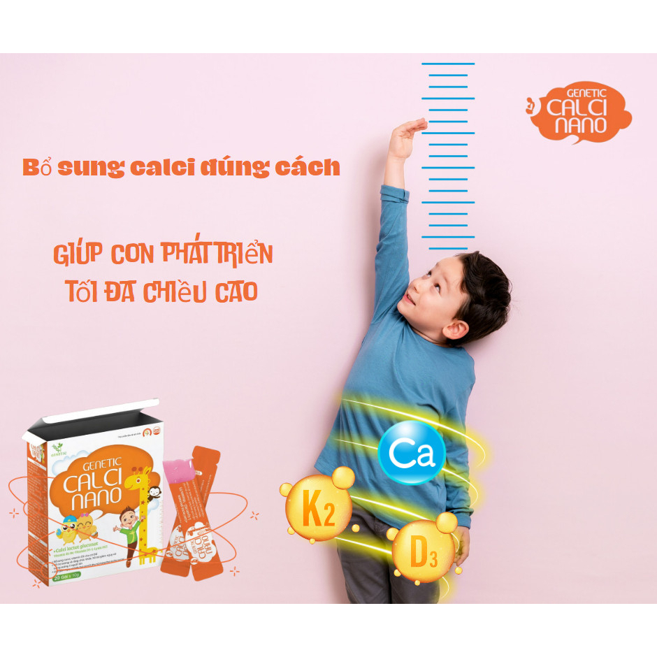 Thạch Genetic Calci Nano - Thạch tăng chiều cao