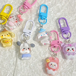 Móc khóa hình thú nhiều màu xinh xắn lila mkchocon08